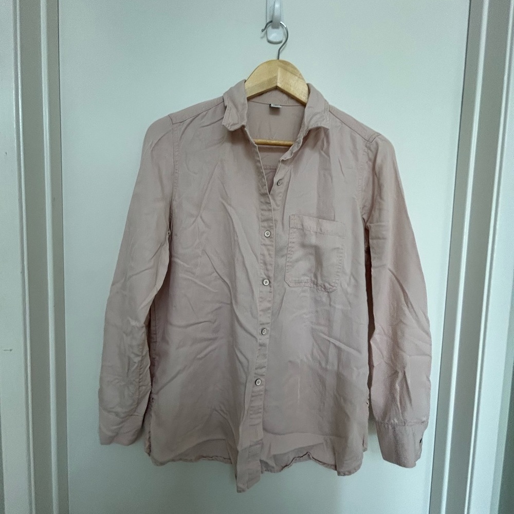 Light Pink Button-Up Shirt